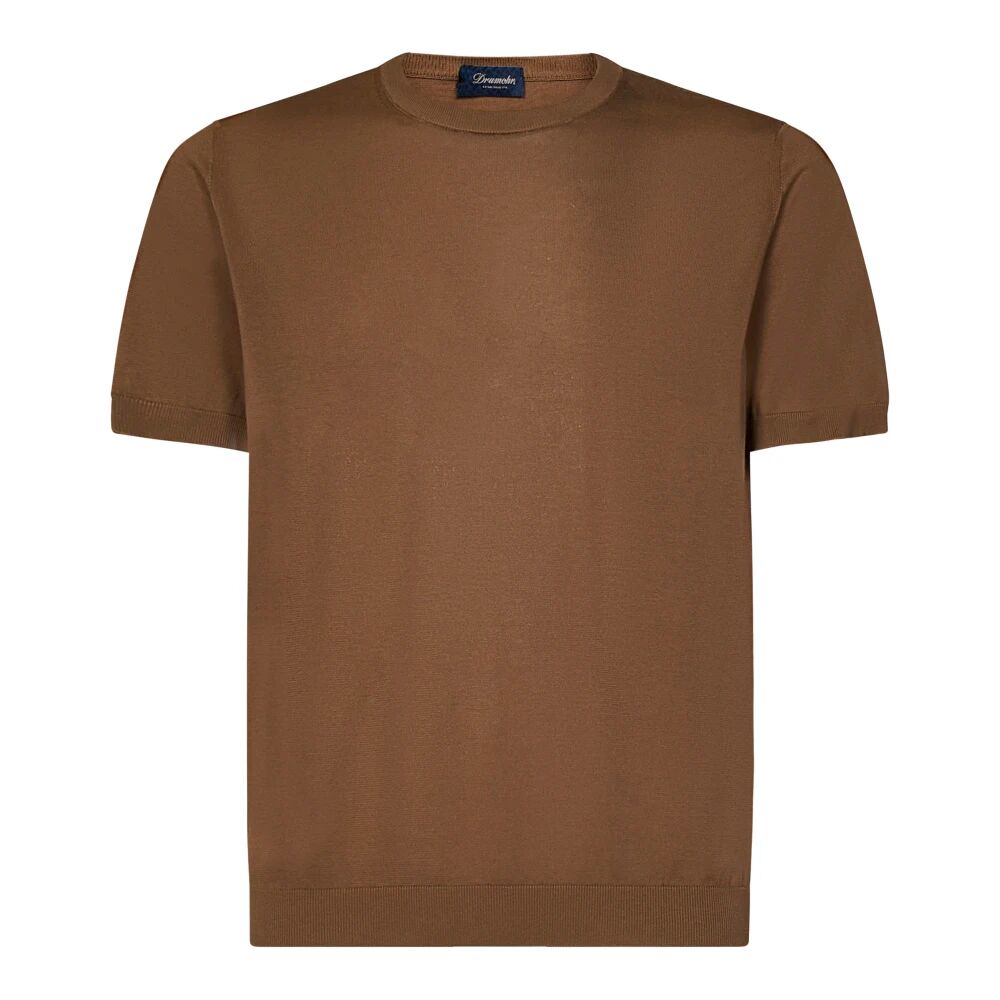 Drumohr , Men's Clothing Sweatshirts Brown Ss24 ,Brown male, Sizes: M, 3XL, 2XL