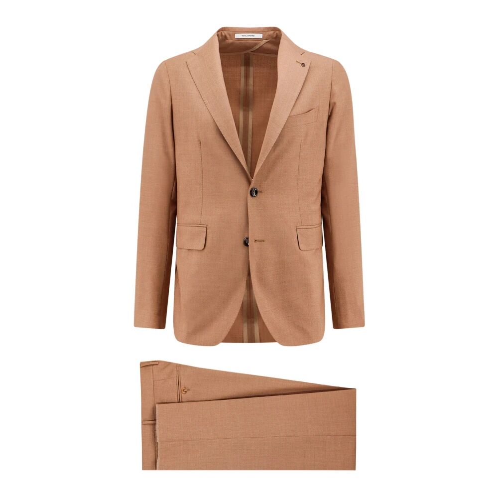 Tagliatore , Men's Clothing Suits Brown Ss24 ,Brown male, Sizes: 2XL, XL, 3XL
