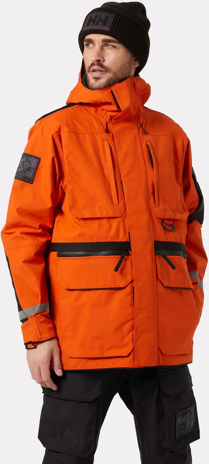 Helly Hansen Men's Arctic Transition Waterproof Parka Orange L - Patrol Oran Orange - Male