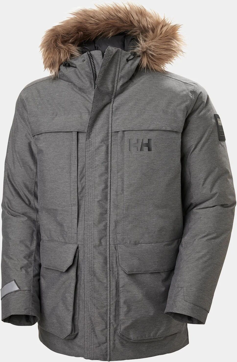 Helly Hansen Men's Nordsjo Comfortable Urban Winter Parka Grey M - Grey Melang - Male