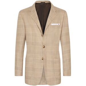 Kiton Jacket Cashmere - BEIGE - male - Size: 46