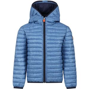 Save the Duck Light Blue Drew Down Jacket For Boy With Logo - 0Light Blue - male - Size: 2