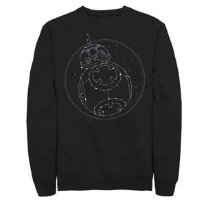 Licensed Character Men's Star Wars The Rise of Skywalker BB-8 Constellation Sweatshirt, Size: Small, Black