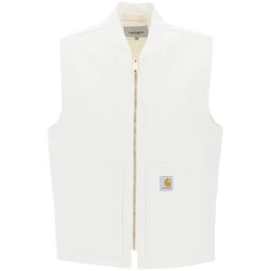 CARHARTT WIP organic cotton classic vest  - White - male - Size: Medium