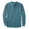 Men's Two-Layer River Driver's Shirt, Traditional Fit Henley Maritime Blue Heather Extra Large, Wool Blend/Nylon L.L.Bean