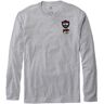 Men's MIF & W Tee, Long-Sleeve Moose Light Heather Grey Large, Cotton Blend L.L.Bean