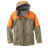 Men's Tek Upland Waterproof Jacket Dark Mushroom/Hunter Orange Extra Large, TEK Waterproof System Nylon L.L.Bean