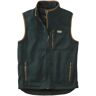 Men's Sweater Fleece Vest Dark Hunter/Dark Olive Large, Synthetic Fleece L.L.Bean