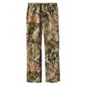 Men's Northwoods Rain Pants Mossy Oak Country Small, Polyester Waterproof and Breathable L.L.Bean