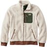 Men's Sherpa Fleece Jacket Soapstone/Forest Shade XXXL, Fleece/Nylon L.L.Bean