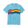 Adults' Pride Short-Sleeve Tee Topaz Blue Large, Cotton L.L.Bean