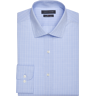 Tommy Hilfiger Men's Flex Classic Fit Spread Collar Dress Shirt Blue Fancy - Size: 16 32/33 - Blue - male