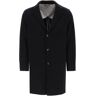 AGNONA single-breasted coat in cashmere  - Blue - male - Size: 48