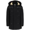 MOOSE KNUCKLES gold stirling neoshear parka with shearling trimming  - Black - male - Size: Small