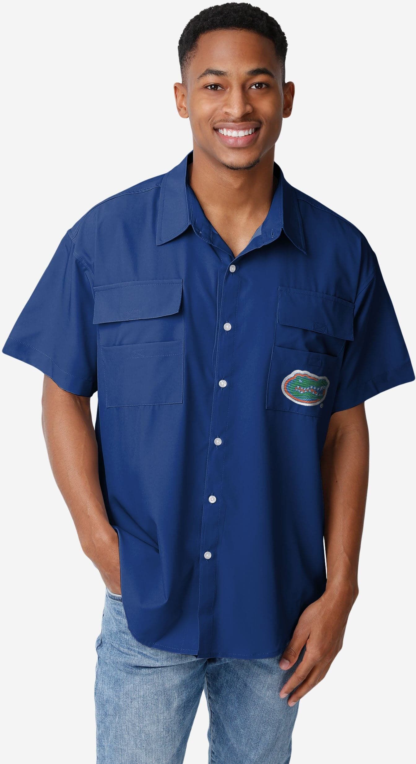 FOCO Florida Gators Gone Fishing Shirt - M - Men