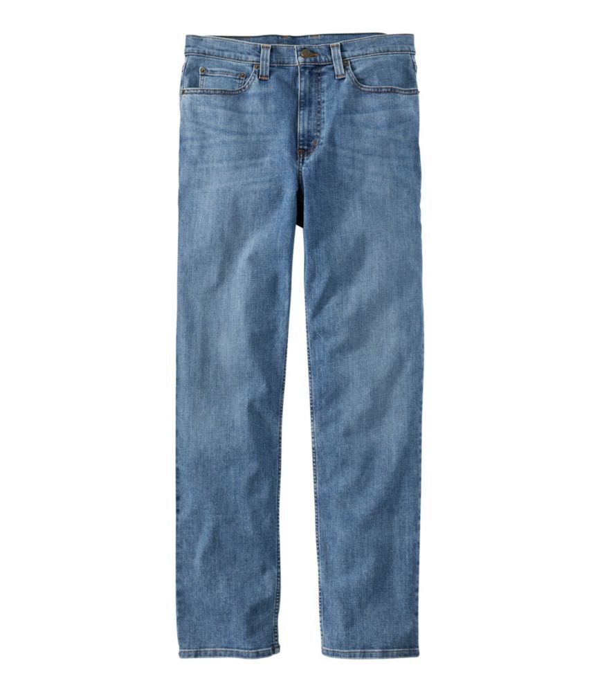 Men's BeanFlex Jeans, Classic Fit, Straight Leg Faded 32x32, Denim Cotton Blend L.L.Bean