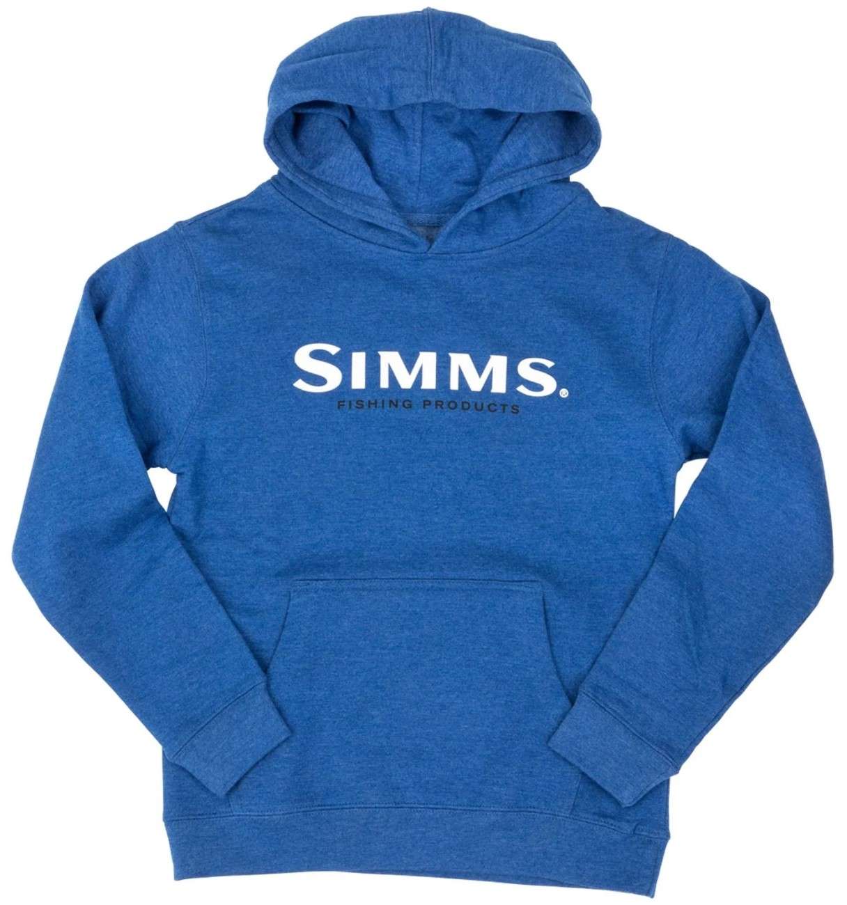 Simms Kid's Logo Hoody - Royal - Small