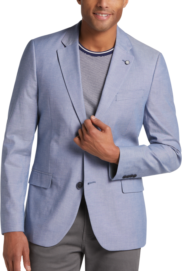 Nautica Men's Modern Fit Sport Coat Blue/Postman - Size: 42 Regular - Blue/Postman - male