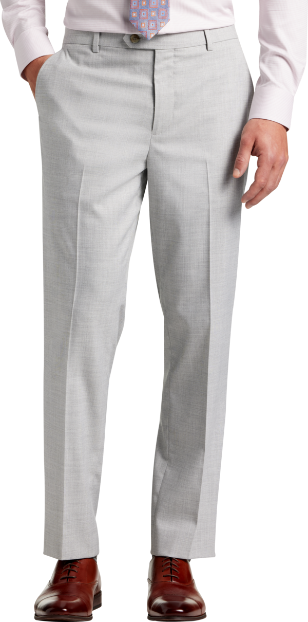 Pronto Uomo Men's Modern Fit Suit Separates Dress Pants Lt Gray Sharkskin - Size: 42W x 34L - Only Available at Men's Wearhouse - Lt Gray Sharkskin - male