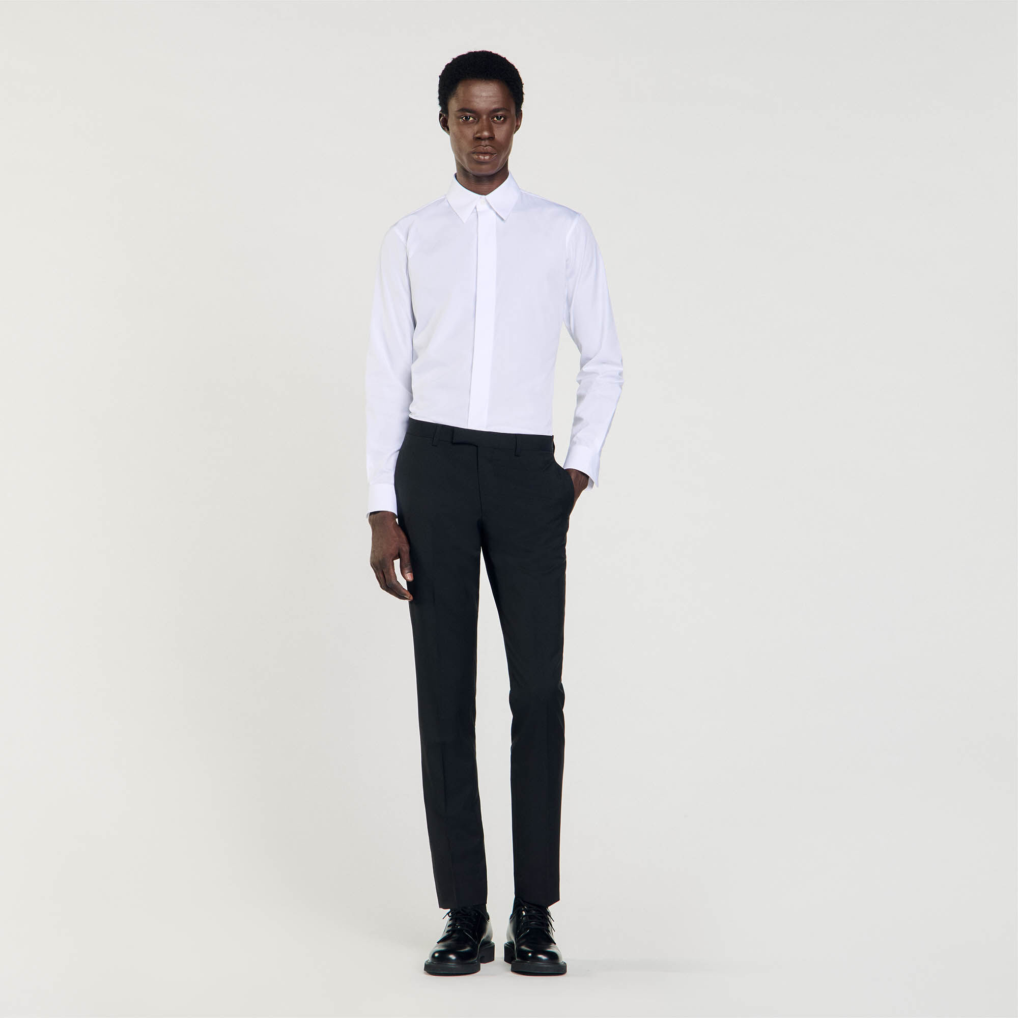 Sandro Tuxedo trousers - male - Men-All Clothing-FR 42 / US 34