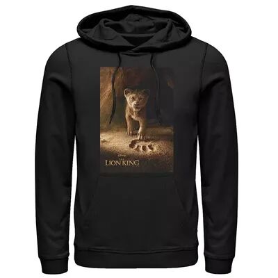 Disney s The Lion King Men's Young Simba Graphic Hoodie, Size: 3XL, Black