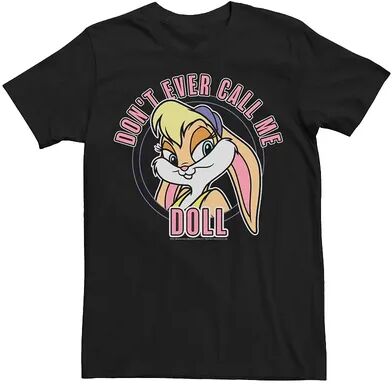 Licensed Character Men's Space Jam Lola Bunny Don't Ever Call Me Doll Tee, Size: XXL, Black