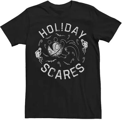 Disney Men's Disney The Nightmare Before Christmas Holiday Scares Tee, Size: XXL, Black