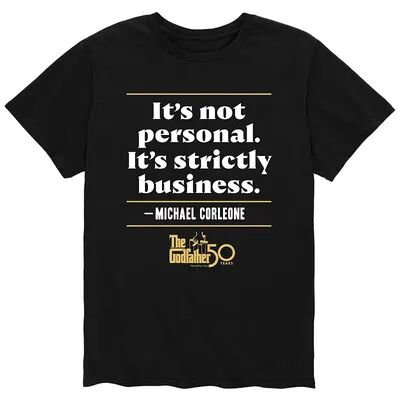 Licensed Character Men's The Gofather Not Personal Tee, Size: Large, Black