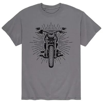 Licensed Character Men's Vintage Motorcycle Tee, Size: Medium, Grey