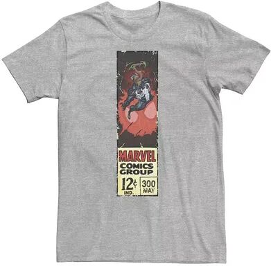 Marvel Big & Tall Marvel Venom Comics Group Vintage Ticket Label Tee, Men's, Size: Large Tall, Med Grey