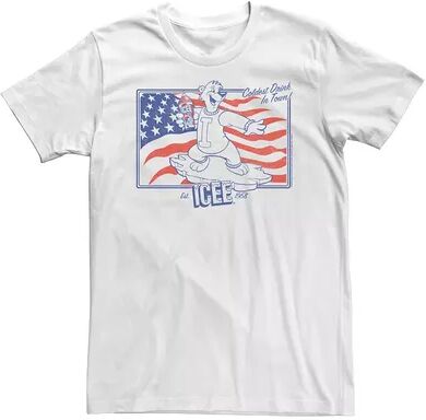 Licensed Character Big & Tall Icee Coldest Drink In Town American Style Stamp Tee, Men's, Size: Large Tall, White