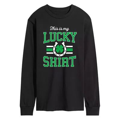 Licensed Character Men's My Lucky Shirt Tee, Size: Large, Black