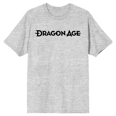 Licensed Character Men's Dragon Age Video Game Logo Tee, Size: XL, Med Grey