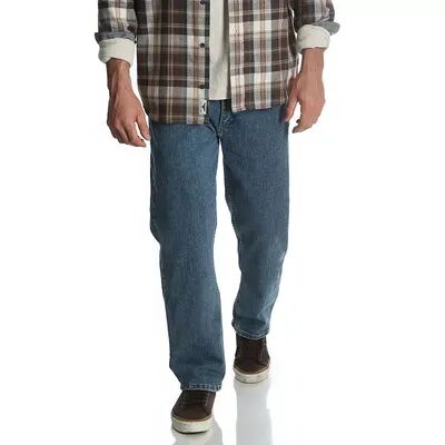Wrangler Men's Wrangler Regular-Fit Advanced Comfort Jeans, Size: 42X30, Med Blue