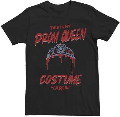 Licensed Character Men's Carrie Prom Queen This Is My Costume Tee, Size: 3XL, Black