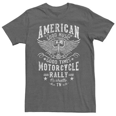 Licensed Character Men's American Motorcycle Rally Nashville, TN Tee, Size: XXL, Dark Grey