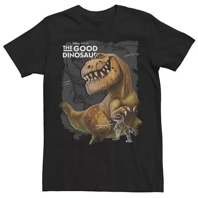 Disney Mens Disney / Pixar The Good Dinosaur Butch Rex Tee, Men's, Size: 3XL, Black