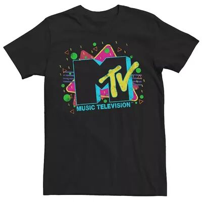 Licensed Character Men's MTV Laser Tag Party Tee, Size: XXL, Black