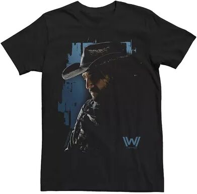 Licensed Character Men's Westworld Hector Dark Portrait Tee, Size: Small, Black