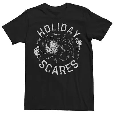 Disney Men's Disney The Nightmare Before Christmas Holiday Scares Tee, Size: Small, Black