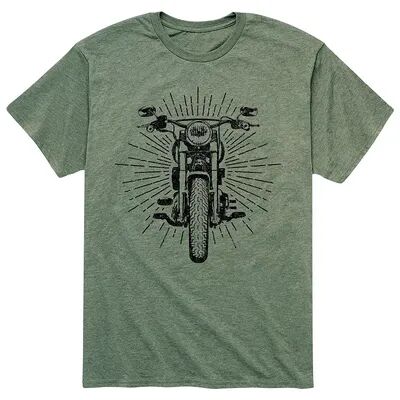 Licensed Character Men's Vintage Motorcycle Tee, Size: Large, Green