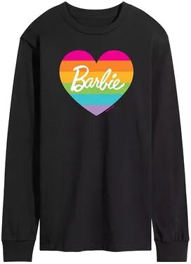 Licensed Character Men's Barbie Pride Heart Tee, Size: XL, Black