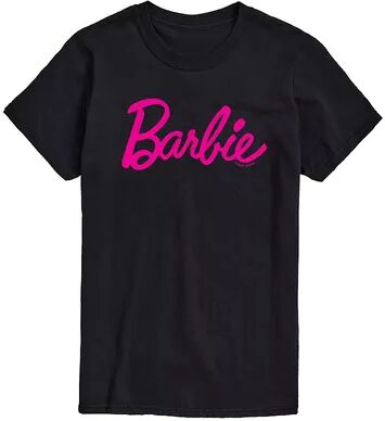 Licensed Character Men's Barbie Classic Logo Tee, Size: XL, Black