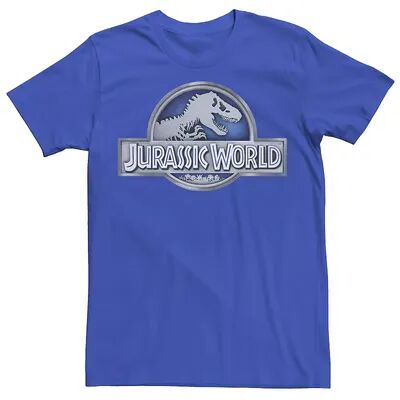 Licensed Character Men's Jurassic World Classic Metal Coin Logo Tee, Size: XXL, Blue