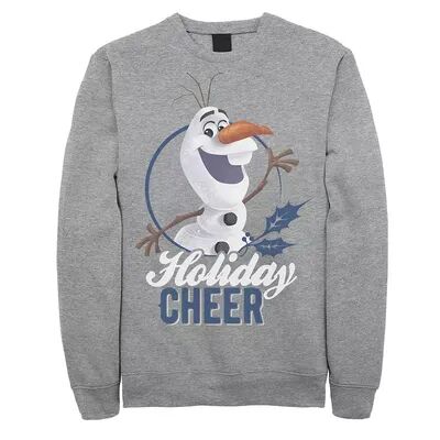 Disney Men's Disney Frozen Olaf Holiday Cheer Sweatshirt, Size: XL, Med Grey