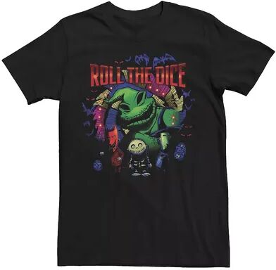 Disney Men's Disney The Nightmare Before Christmas Oogie Roll The Dice Tee, Size: XL, Black