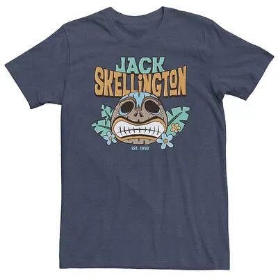 Disney Big & Tall Disney The Nightmare Before Christmas Jack Tiki Face Tee, Men's, Size: 3XL, Med Blue