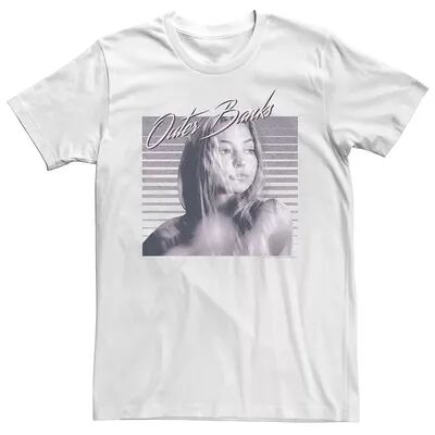 Licensed Character Big & Tall Netflix Outer Banks Sarah Greyscale Portrait Tee, Men's, Size: 3XL Tall, White