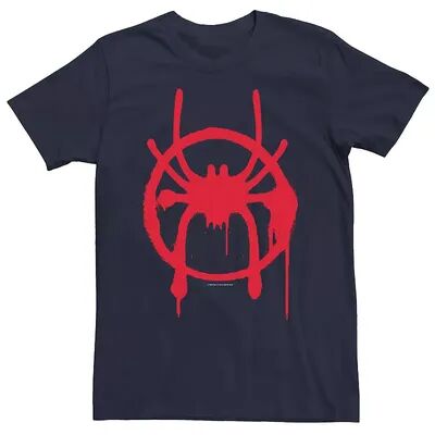 Licensed Character Big & Tall Marvel Spiderverse Miles Symbol Tag Tee, Men's, Size: 3XL, Blue