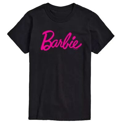 Licensed Character Men's Barbie Classic Logo Tee, Size: XXL, Black
